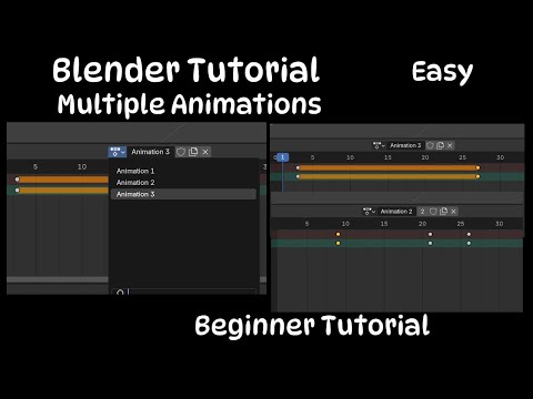 Create Multiple Animations (Blender Tutorial) - 2025