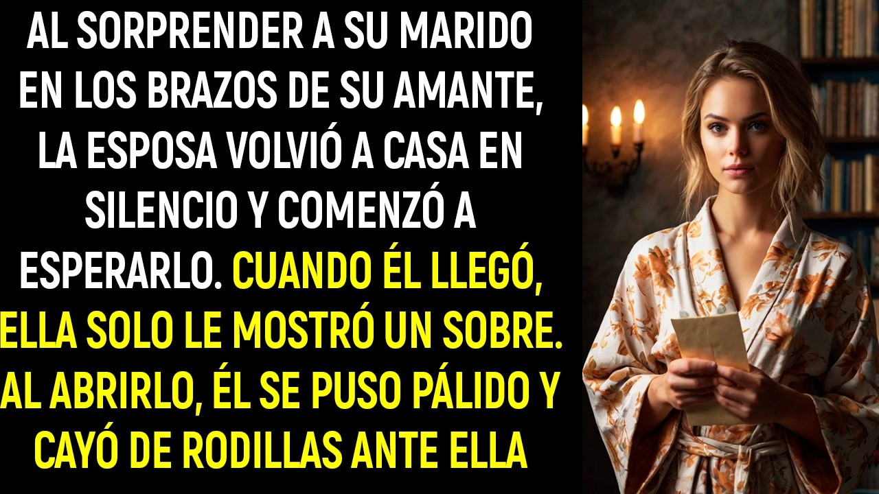 Al sorprender a su marido en los brazos de su amante, la esposa volvió a casa en silencio y comenzó