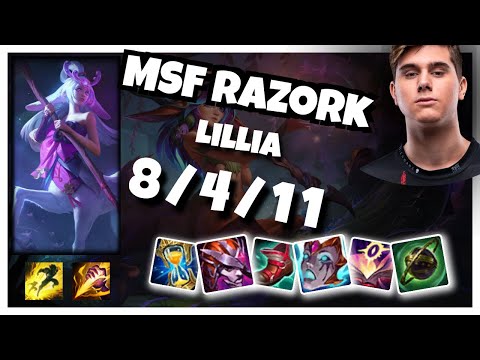 Lillia vs Olaf MSF Razork JUNGLE (8/4/11) - v11.1