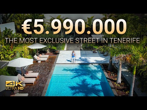 Touring a €5.99M Luxury Home with Water Features in Tenerife!