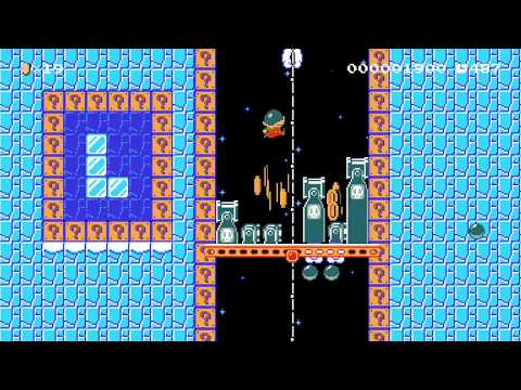 TETRIS action/テトリス アクション by ショボーンorz - Super Mario Maker 2 - No Commentary 1bz