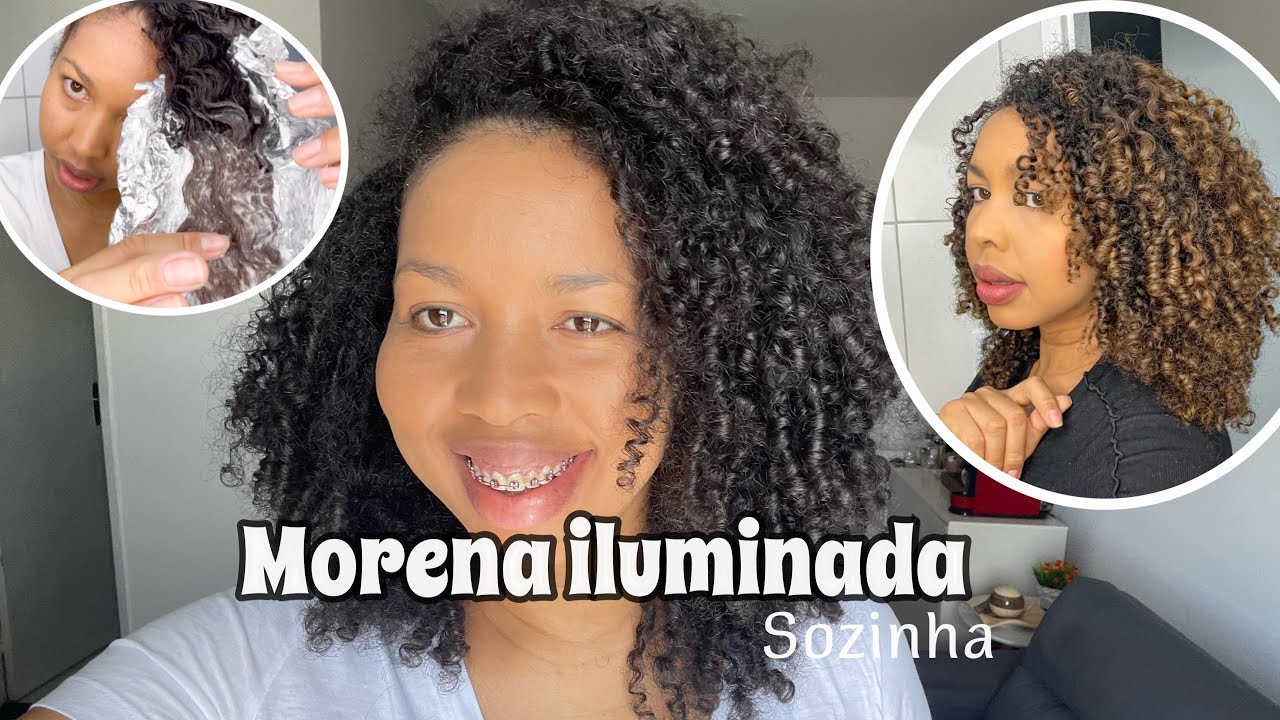 Clareei o cabelo sozinha em casa “shampoozada”.