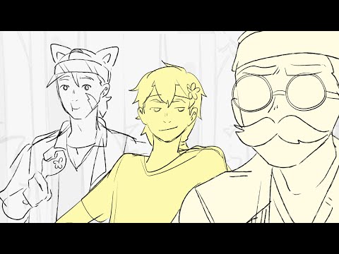 Grown adults in the server || Hermitcraft animatic