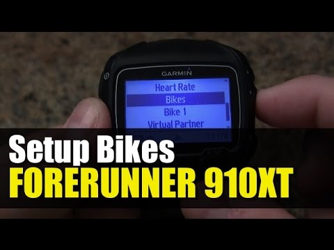 Garmin Forerunner 910XT - How to Setup Bike Profile