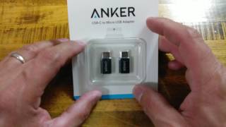 Anker Micro USB to USB C Adapter