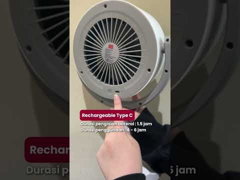 Gambar APA Penghisap Asap Portable Rechargeable 8 Watt - Putih