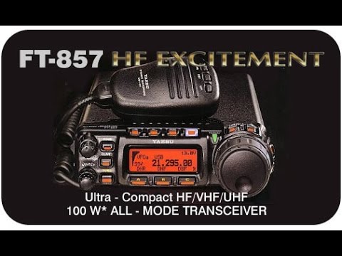Yaesu FT-857D And ATAS-120A Screwdriver Antenna Unboxing