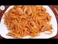 Chicken Spaghetti My Secret Recipe Better Than Chow Mein Incredibly Delicious Chili Garlic Pasta