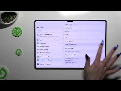 How to Change the Display Refresh Rate on HUAWEI MatePad Pro 13.2