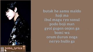 Download lagu V - Singularity (easy romanized lyrics) (*´▽`*) mp3 Download lagu V - Singularity (easy romanized lyrics) (*´▽`*) mp3