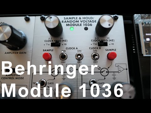 Behringer S&H / Random Voltage Module 1036 ~ background & practice