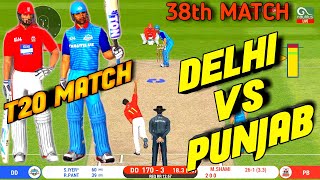 IPL 2020-DELHI CAPITALS vs KINGS XI PUNJAB 38TH MATCH IN Real Cricket™ 20 | KXIP VS DC