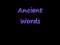 Ancient Words by Robin Mark Lyrics