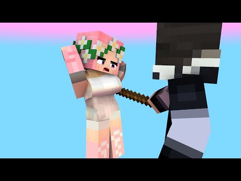 ZERO TWO DODGING WEDDING KC AND ZANE COUPLE DANCE - MINECRAFT ANIMATION #shorts
