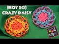 Rainbow Loom Flower Charm Two Looms Required For The Not So Crazy Daisy