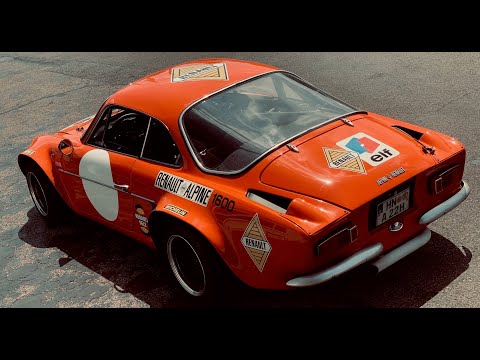 RENAULT ALPINE A110 1600 S - EX Dieter Kern racecar 1971 German "Bergmeister" sound - Koch Klassik