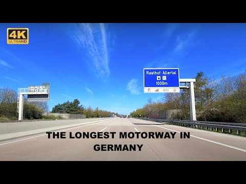 A7 Autobahn near Hannover | 4K