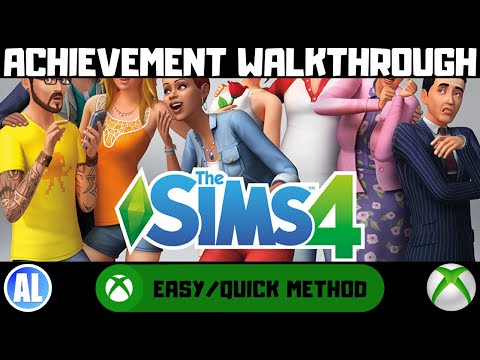 The Sims 4 (Xbox One) Achievement Walkthrough - Quick Method #thesims4