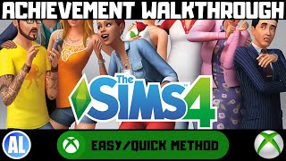 The Sims 4 (Xbox One) Achievement Walkthrough - Quick Method #thesims4