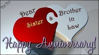 Happy Anniversary Greetings for Sister & Brother In Law