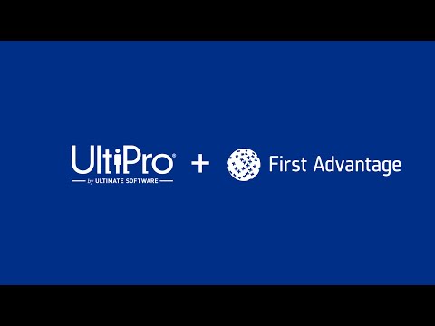 First Advantage And Ultipro Integration