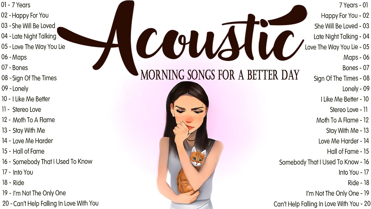 New Acoustic Songs with Lyrics 2026 ☕ Fresh Morning Playlist for a Better Day