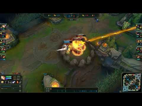 Lux vs Akali and Jarvan IV