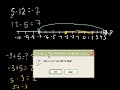 Adding & Subtracting Negative Numbers Video Tutorial