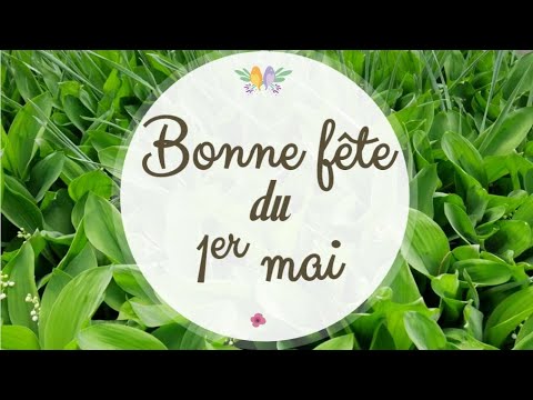Bonne fête du 1er mai 2023 - Avec Muguet