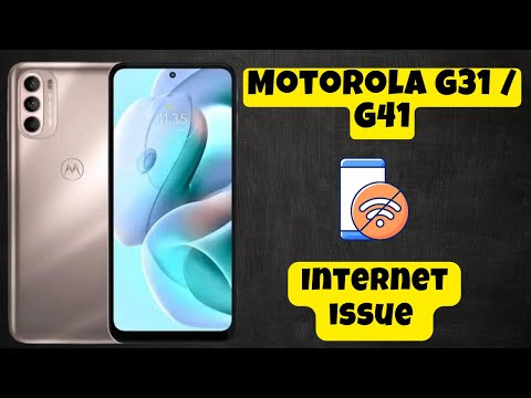 Internet issue Motorola G31 / G41 || How to solve the internet not working issues