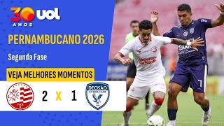 NÁUTICO VENCE DECISÃO DE VIRADA NA 2ª RODADA DO CAMPEONATO PERNAMBUCANO; VEJA OS MELHORES MOMENTOS