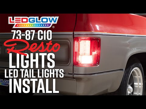 LEDGlow | How to Install RestoLights C10 LED Tail Lights for the 1973-1987 3rd Gen Chevy C10