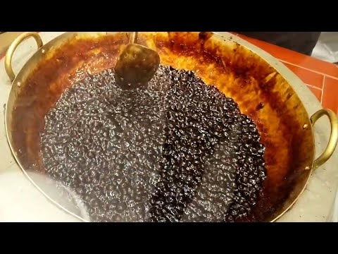 Brown Sugar Milk Tea and How to make Boba Pearls Street food Taiwan