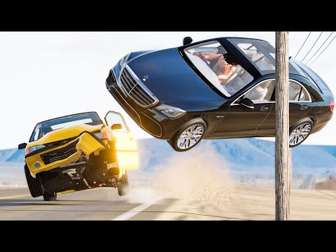 Out of Control Traffic Crashes 😱 BeamNG Drive | Crazy Crash