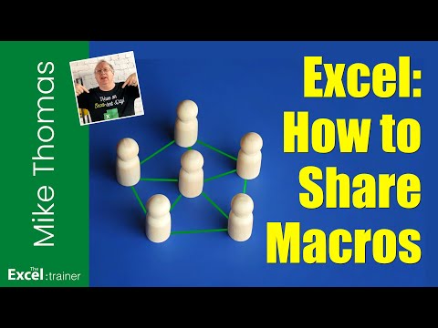 Excel: How to Share and Backup Your Macros and VBA UserForms
