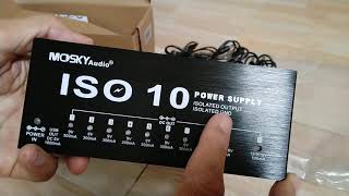 Video thumbnail for Mosky ISO 10 unboxing, User"s Manual can be read, listing cables by Attila Lemy - YmeL