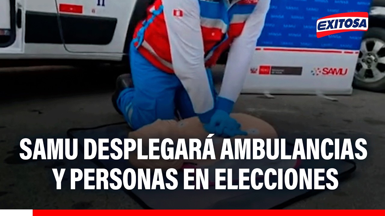 🔴🔵 SAMU activa plan de contingencia para las Elecciones 2026