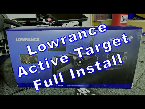 Lowrance Active Target Install (Full Instructional Video On 16" HDS Live/Ghost)