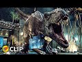 T-Rex vs Indominus Rex - Final Battle Scene | Jurassic World (2015) Movie Clip HD 4K