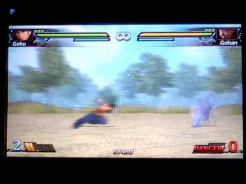 dragon ball evolution psp gameplay