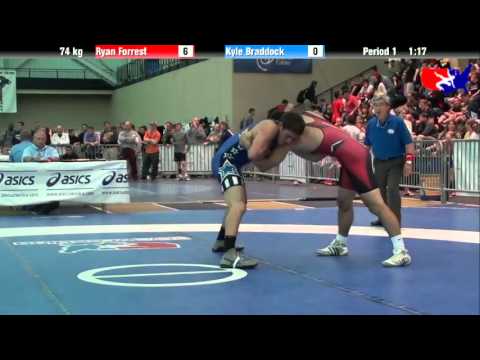 Ryan Forrest vs. Kyle Braddock at 2013 ASICS University Nationals - FS