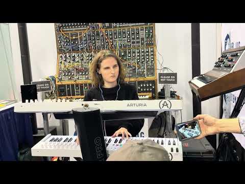 MOOG at #NAMM, Rachel flowers ELP TRILOGY fantastic Keith Emerson SYNTHESIZER