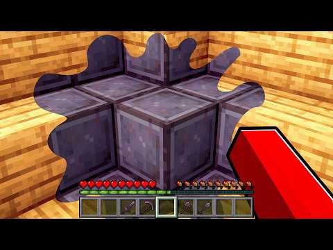 Minecraft, But Everything I Touch Turns to Netherite