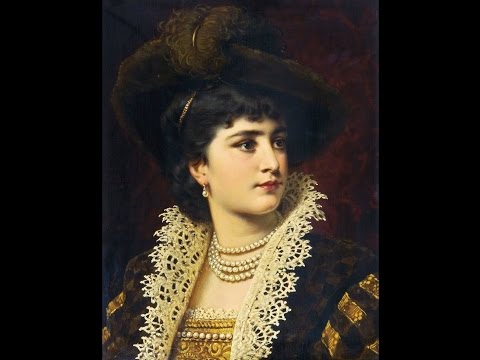 ANTON EBERT ( 1845-1896) German painter ✽ Schubert Serenade D: 957