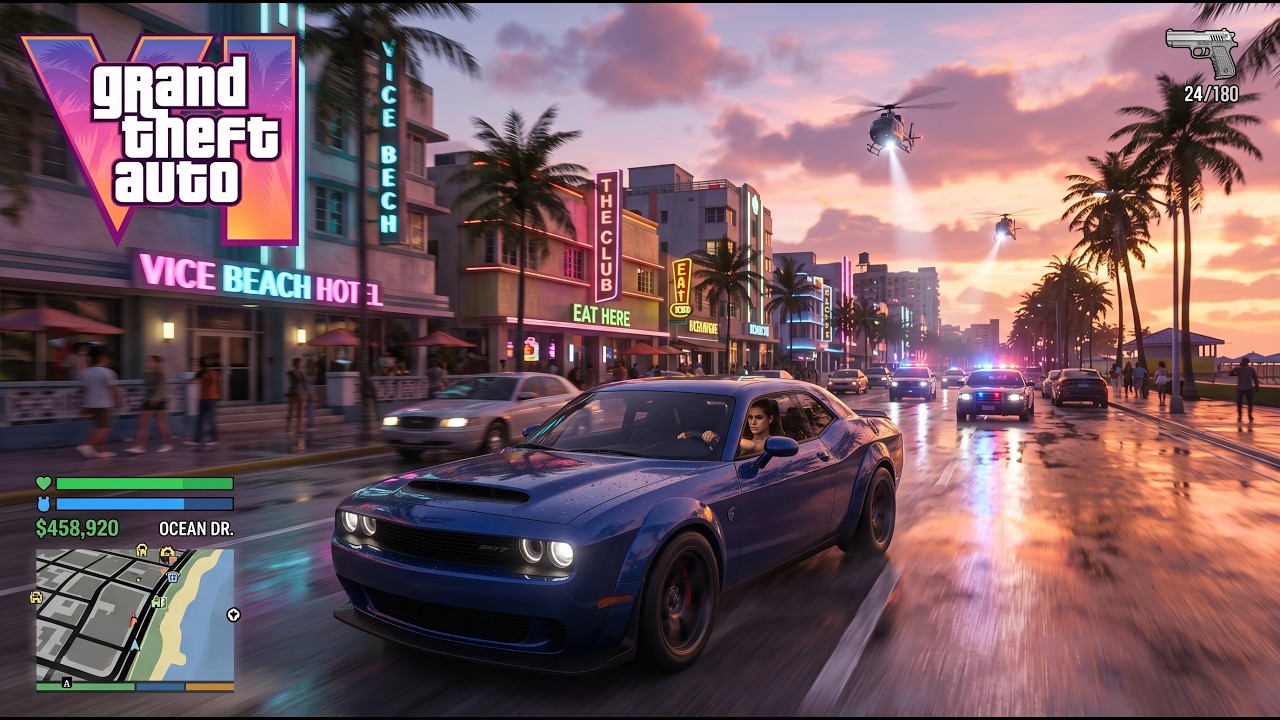 GAMEPLAY LUCIA GTA 6 BOCHOR ⁉️ GTA 6 TIDAK AKAN DIUNDUR LAGI ‼️ RESIDENT EVIL FILM ⁉️ - TAG BLAST