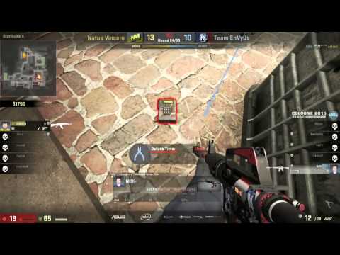 NBK Defuse Clutch - NaVi vs ENVY  @ ESL ONE COLOGNE 2015