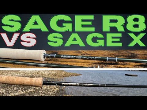 9'6" 6wt Sage R8 VS Sage X Fly Rod Comparison