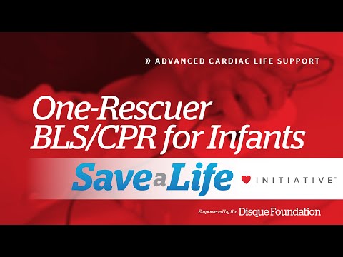 3k: One-Rescuer BLS/CPR for Infants (Newborn to Age 12 Months) (2025)