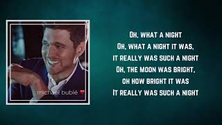 Michael Bublé - Such a Night (Lyrics)