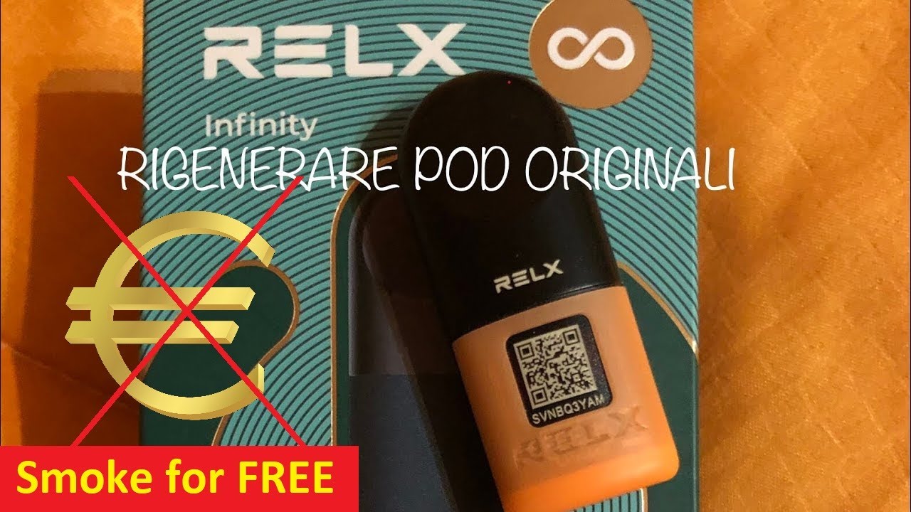 Watch Now RELX INFINITY Ricarica POD Sigaretta elettronica - How to refill RELX INFINITY Original PODS RELX INFINITY Ricarica POD Sigaretta elettronica - How to refill RELX INFINITY Original PODS